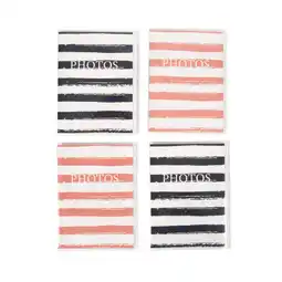 Walmart New View Gifts Striped Soft Mini Indigo and Millennial Pink Photo Album, 4 Pack offer