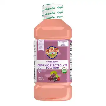 Walmart Earth's Best Organic Electrolyte Solution, Grape Berry, 33.8 fl oz offer