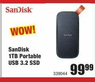 Sandisk 1tb Portable Usb 3.2 Ssd