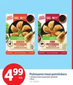 Lidl Pulmuone meat potstickers offer