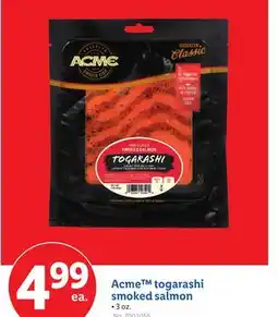 Lidl Acme togarashi smoked salmon offer