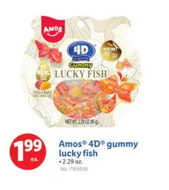 Lidl Amos 4D gummy lucky fish offer