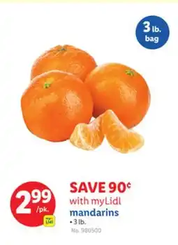 Lidl mandarins offer