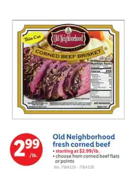 Lidl Old Neighborhood fresh corned beef offer