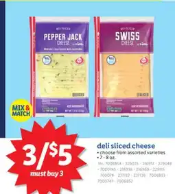 Lidl Deli sliced cheese offer