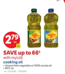 Lidl cooking oil offer