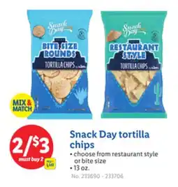 Lidl Snack Day tortilla chips offer