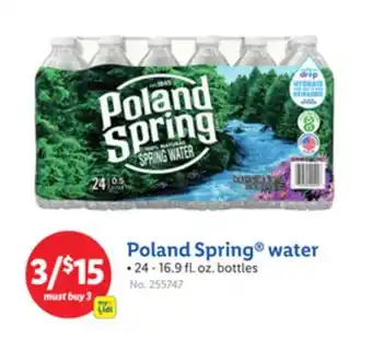 Lidl Poland Spring water offer