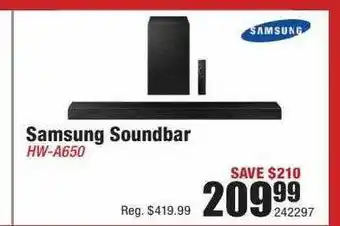 Micro Center Samsung Soundbar offer