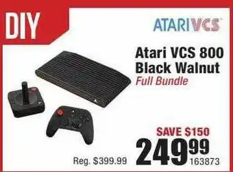 Micro Center Atari Vcs 800 Black Walnut offer