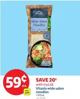 Lidl Vitasia wide udon noodles offer