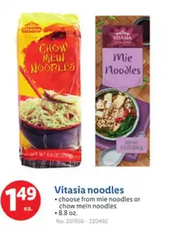 Lidl Vitasia noodles offer