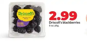 Hy-Vee Driscoll's blackberries offer