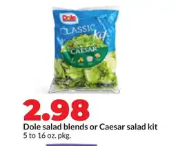 Hy-Vee Dole salad blends or Caesar salad kit offer