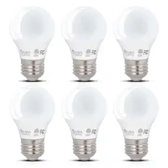 Walmart Simba Lighting LED A15 ETL Listed 5W 40W Equivalent Small Bulbs 120V E26 3000K Soft White 6-Pack offer