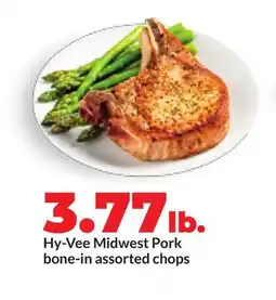 Hy-Vee Hy-Vee Midwest Pork bone-in assorted chops offer