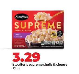 Hy-Vee Stouffer's supreme shells & cheese offer