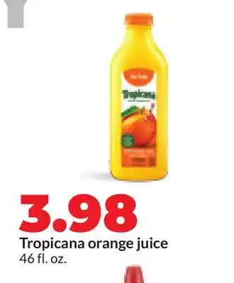 Hy-Vee Tropicana orange juice offer