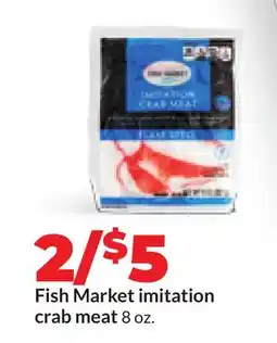 Hy-Vee Fish Market imitation crab meat offer