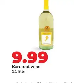 Hy-Vee Barefoot wine offer