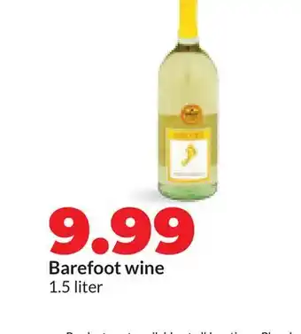 Hy-Vee Barefoot wine offer