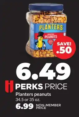 Hy-Vee Planters peanuts offer