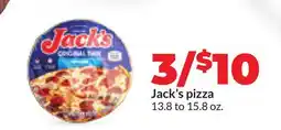 Hy-Vee Jack's pizza offer