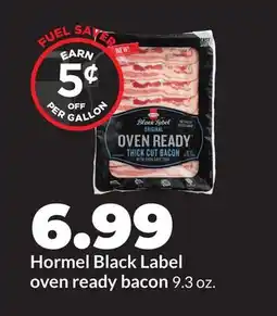 Hy-Vee Hormel Black Label oven ready bacon offer