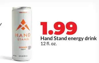 Hy-Vee Hand Stand energy drink offer