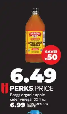 Hy-Vee Bragg organic apple cider vinegar offer