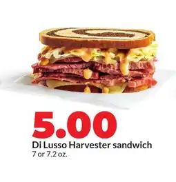 Hy-Vee Di Lusso Harvester sandwich offer