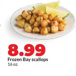 Hy-Vee Frozen Bay scallops offer