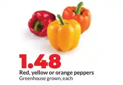 Hy-Vee Red, yellow or orange peppers offer