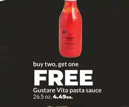 Hy-Vee Gustare Vita pasta sauce offer