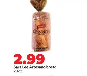 Hy-Vee Sara Lee Artesano bread offer