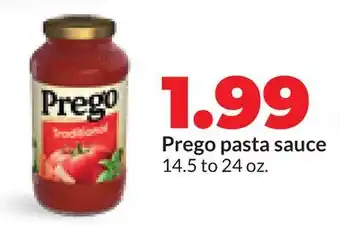 Hy-Vee Prego pasta sauce offer
