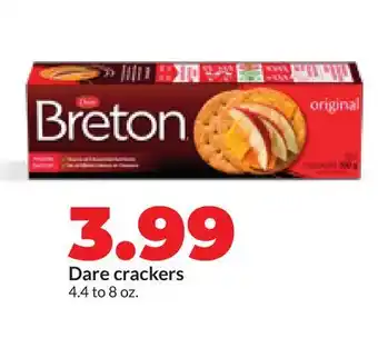 Hy-Vee Dare crackers offer