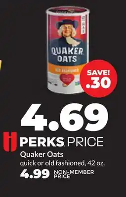 Hy-Vee Quaker Oats offer