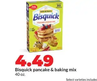 Hy-Vee Bisquick pancake & baking mix offer