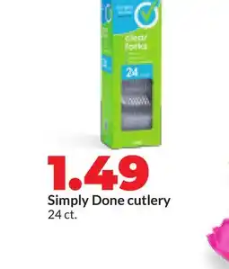 Hy-Vee Simply Done cutlery offer