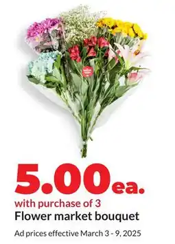 Hy-Vee Flower market bouquet offer