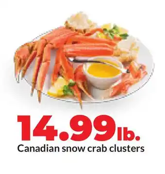 Hy-Vee Canadian snow crab clusters offer