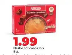 Hy-Vee Nestlé hot cocoa mix offer