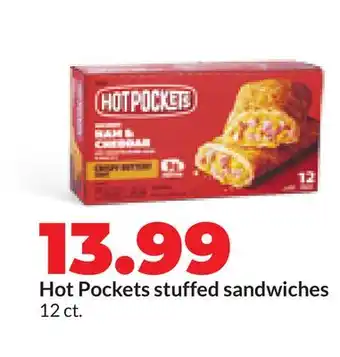 Hy-Vee Hot Pockets stuffed sandwiches offer