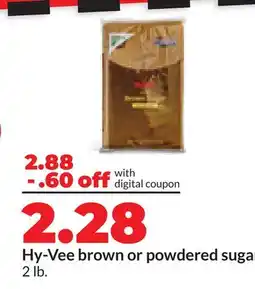 Hy-Vee Hy-Vee brown or powdered sugar offer