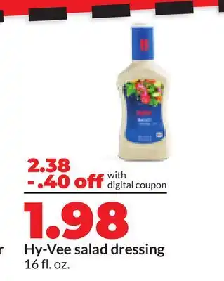 Hy-Vee Hy-Vee salad dressing offer