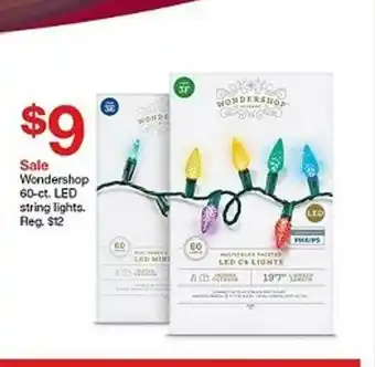 Target Wondershop 60ct. Led String Lights offer
