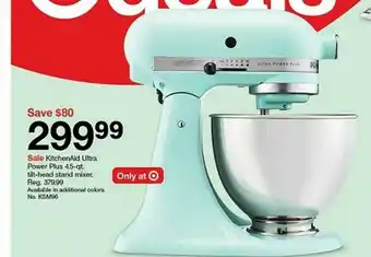 Target Kitchenaid Ultra Power Plus 4.-qt. Tilt-head Stand Mixer offer