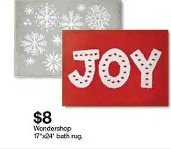 Target Wondershop 17x24 Bath Rug offer
