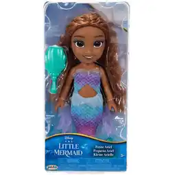 Walmart Disney Little Mermaid 6 inch Petite Ariel Fashion Doll with Seashell Brush Inspired by the Movie offer